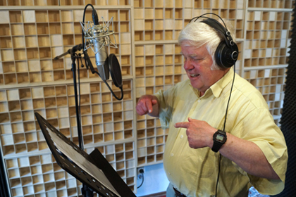 Jochen Ebert im Tonstudio